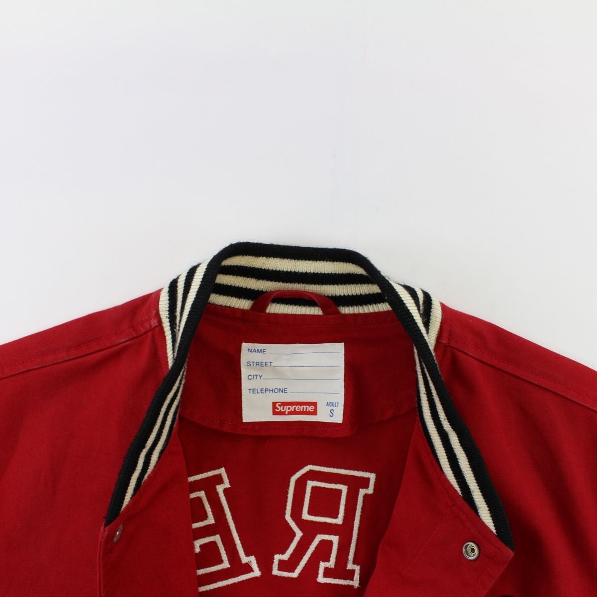Supreme Bulldogs Varsity Jacket Red - SaruGeneral