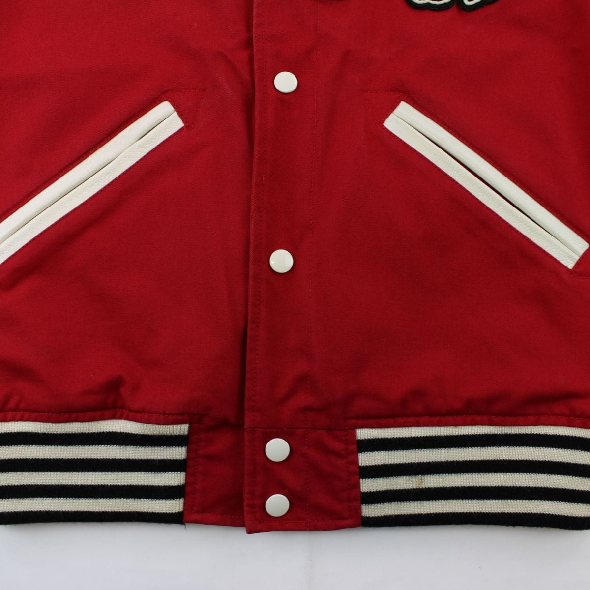 Supreme Bulldogs Varsity Jacket Red - SaruGeneral