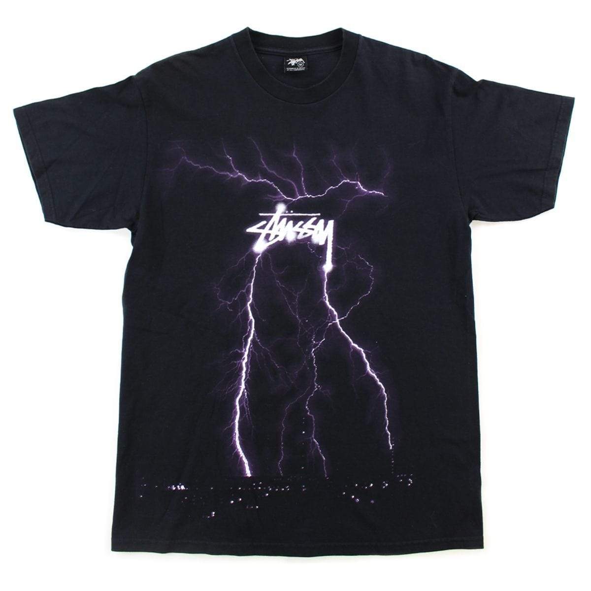 Stussy Lightning Tee Black - SaruGeneral