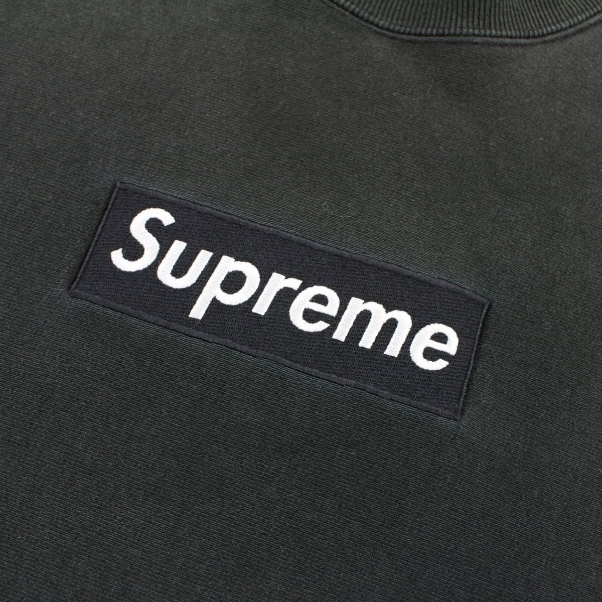 Supreme Black Box Logo Crewneck Black - SaruGeneral