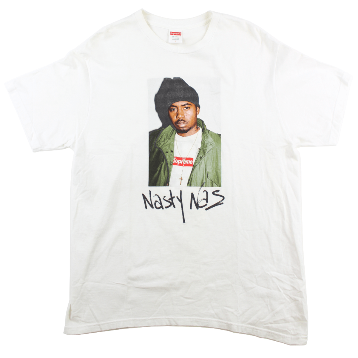 Supreme Nas Tee White - SaruGeneral
