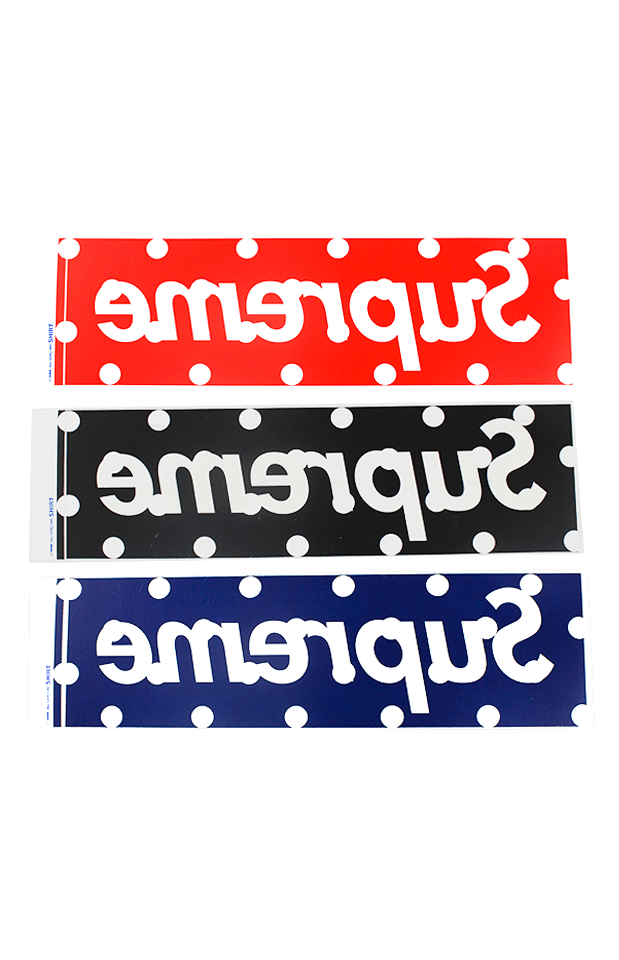 Supreme x CDG Box Logo Sticker set - SaruGeneral