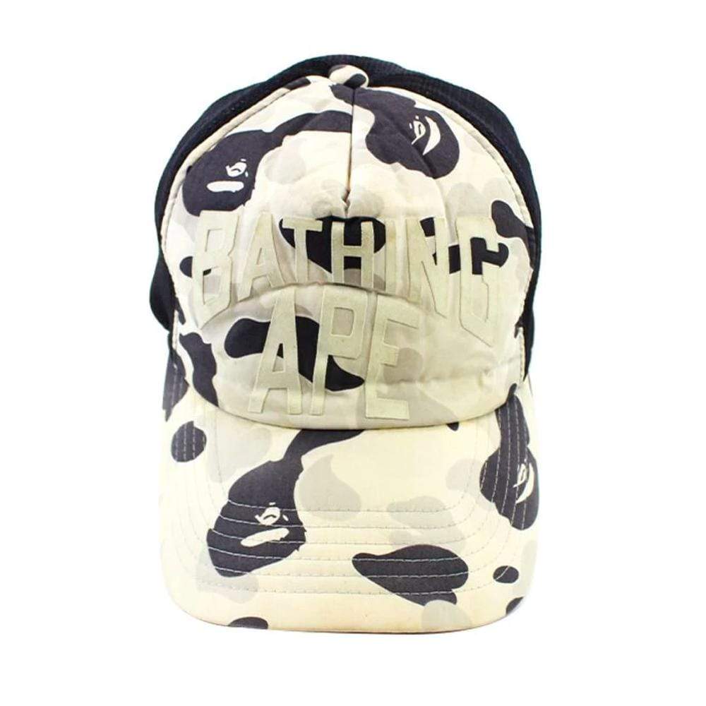 Bape Grey Camo Bathing Ape Trucker - SaruGeneral