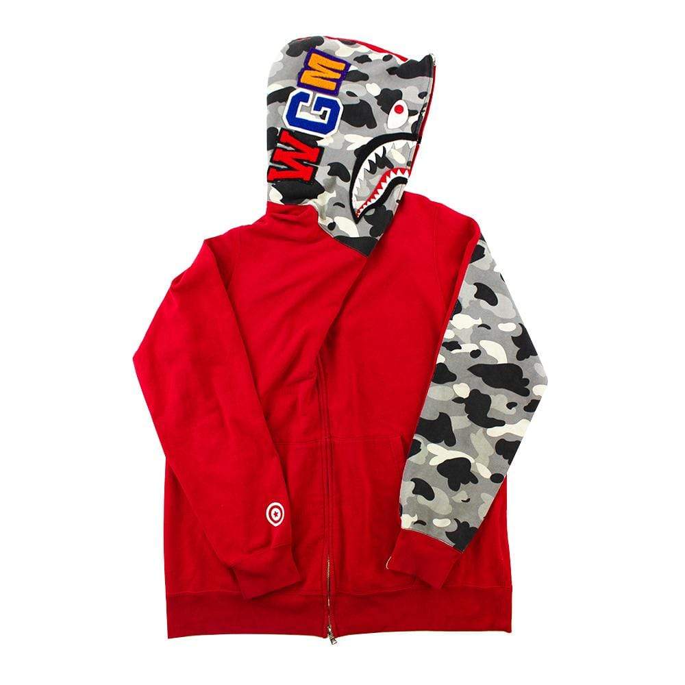 Bape Redgrey Camo Half Shark - SaruGeneral