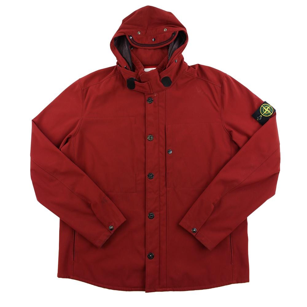 Stone Island AW 2011 fleece lined Jacket Burgundy - SaruGeneral