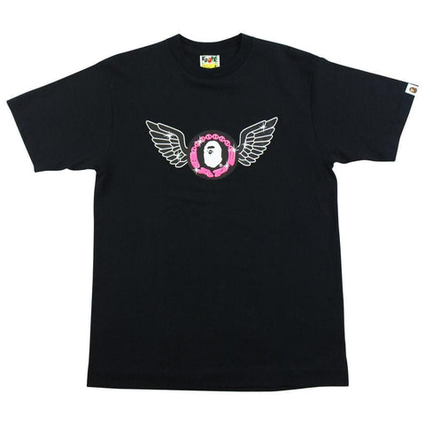 T-shirt Big Ape Angel Wings de Bape, noir