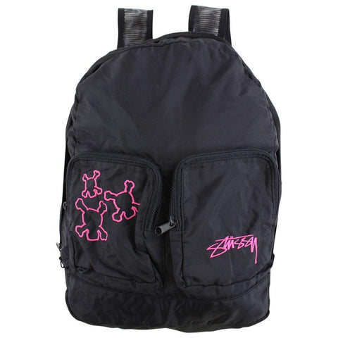 Ensemble sac à dos et pochette Stussy x Futura Purple Print