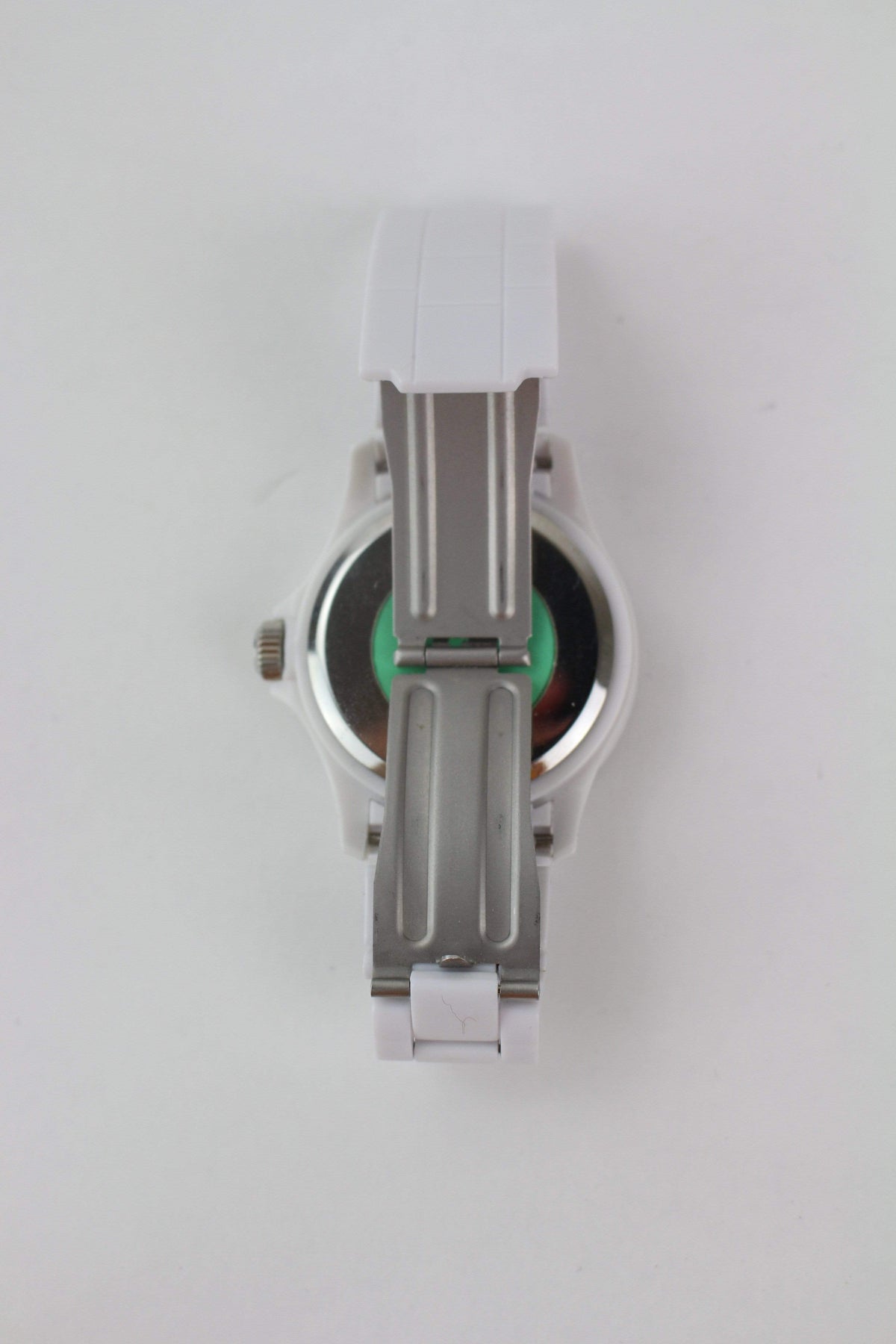 bapeX white BLACK plastic watch - SaruGeneral