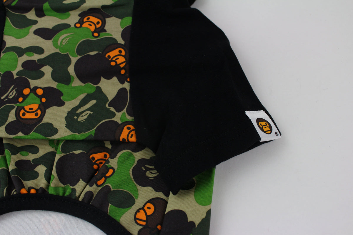 bape abc green milo camo dog onesie - SaruGeneral