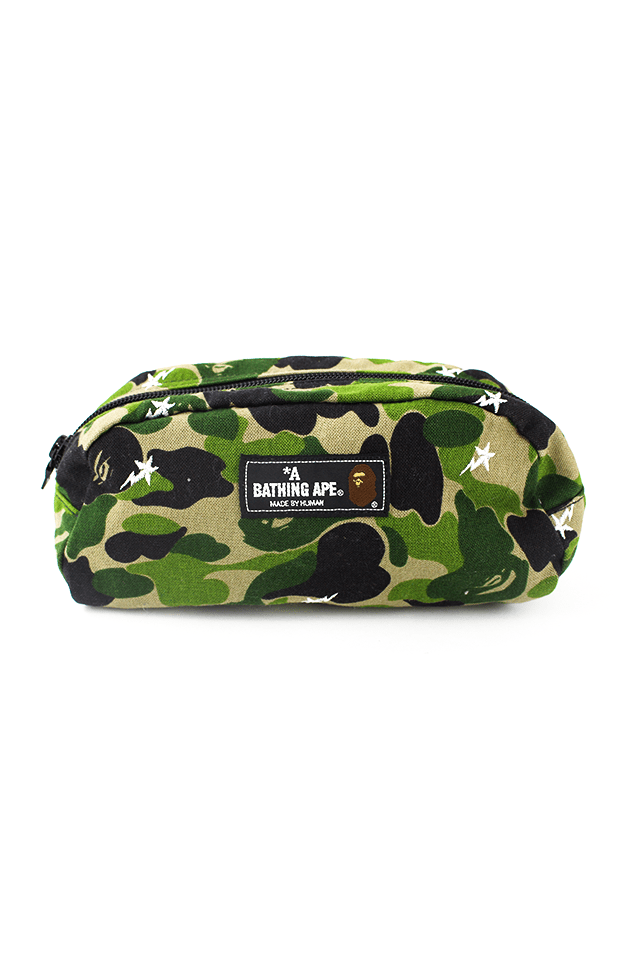 bape abc green sta camo pencil case - SaruGeneral