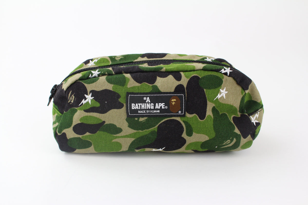 bape abc green sta camo pencil case - SaruGeneral