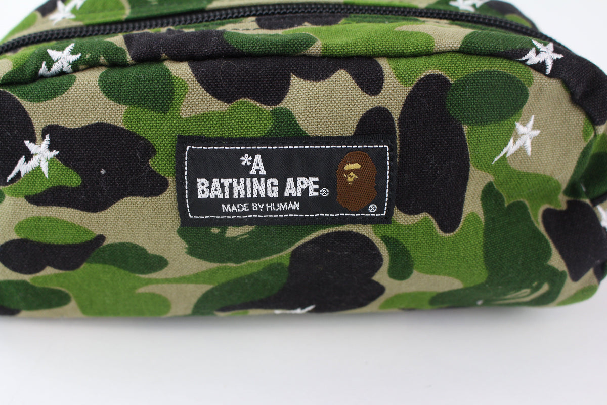 bape abc green sta camo pencil case - SaruGeneral