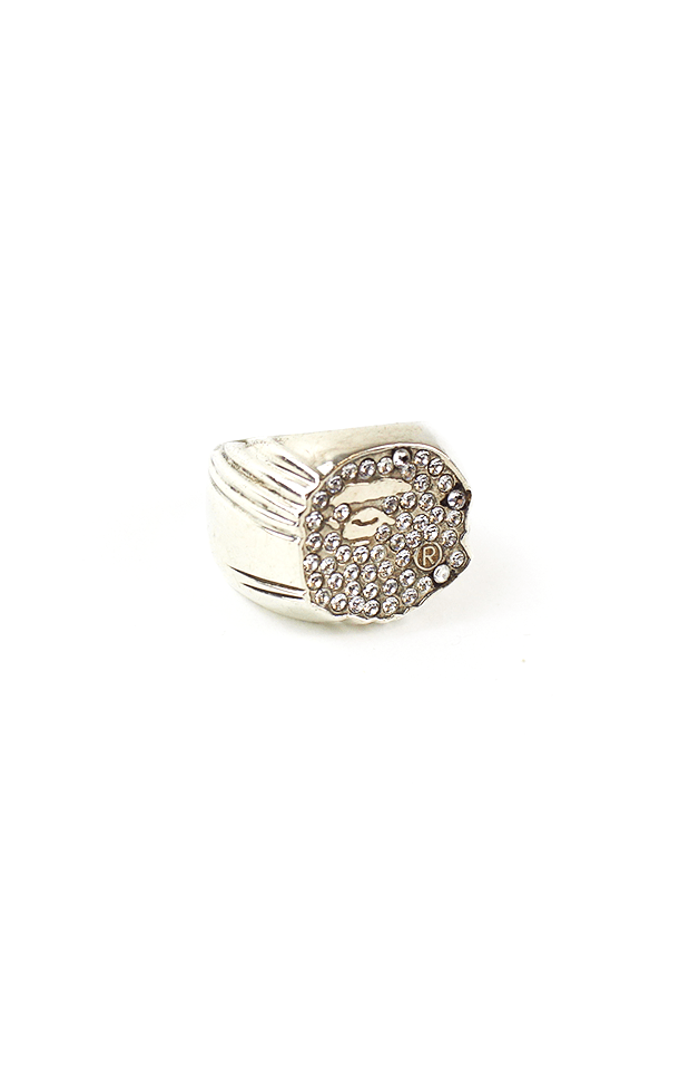 bape swarkovski big ape ring - SaruGeneral