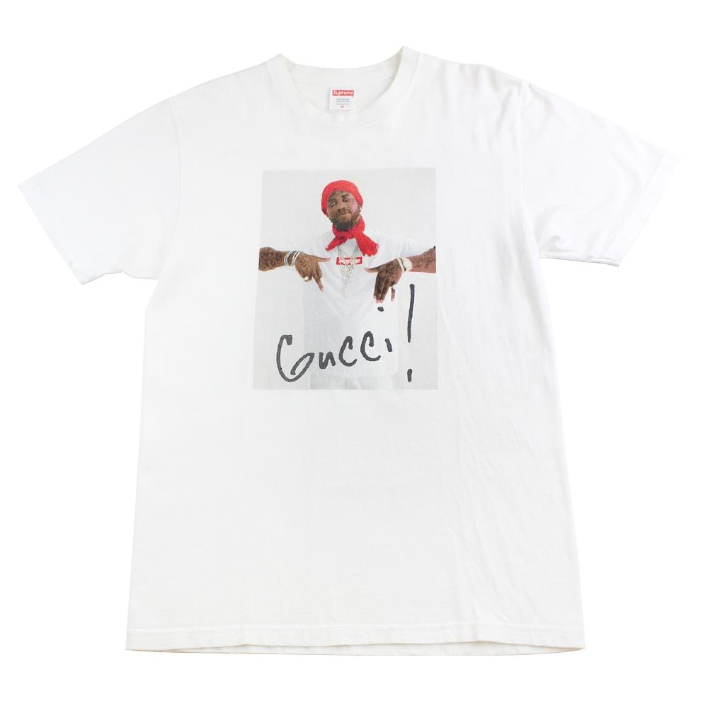 supreme x gucci mane tee white 2016 - SaruGeneral