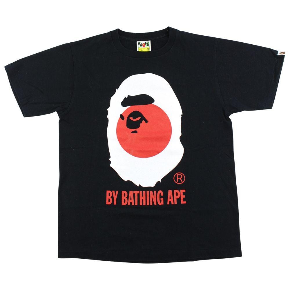 Bape Big ape Japan Logo Tee Black - SARUUK