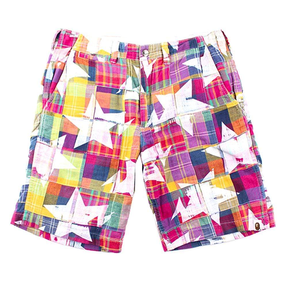 Bapesta Multi-Patchwork Shorts - SaruGeneral