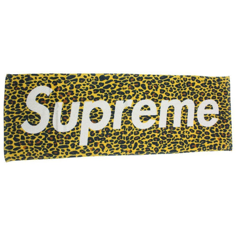 Serviette à imprimé léopard suprême